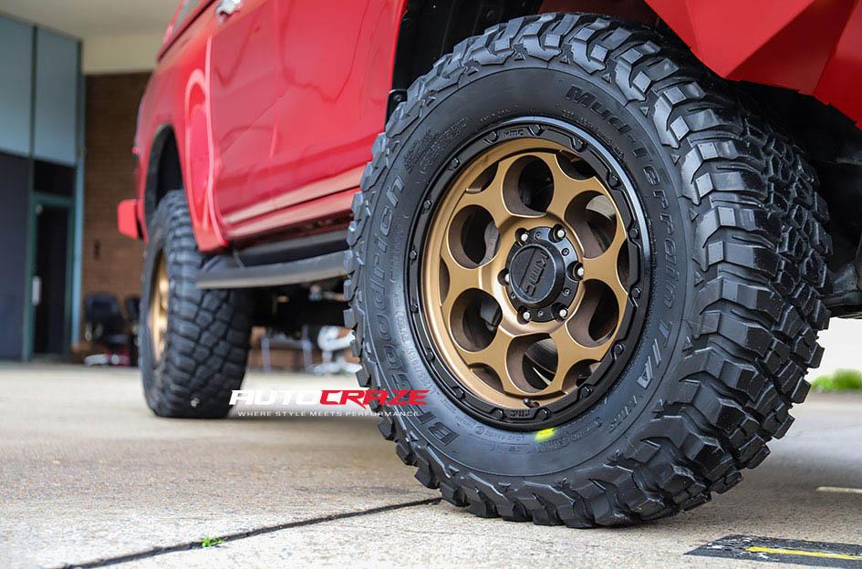 TOYOTA HILUX N80 4WD DIRTY HARRY MATTE BRONZE BLACK LIP 